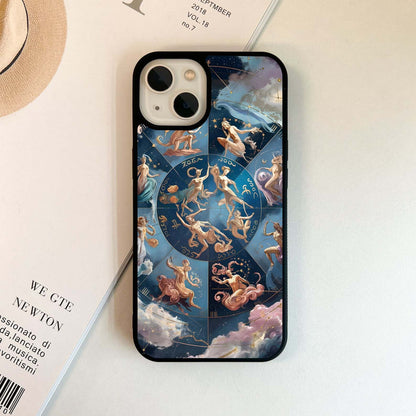 Zodiac Goddess Circle Glass Case