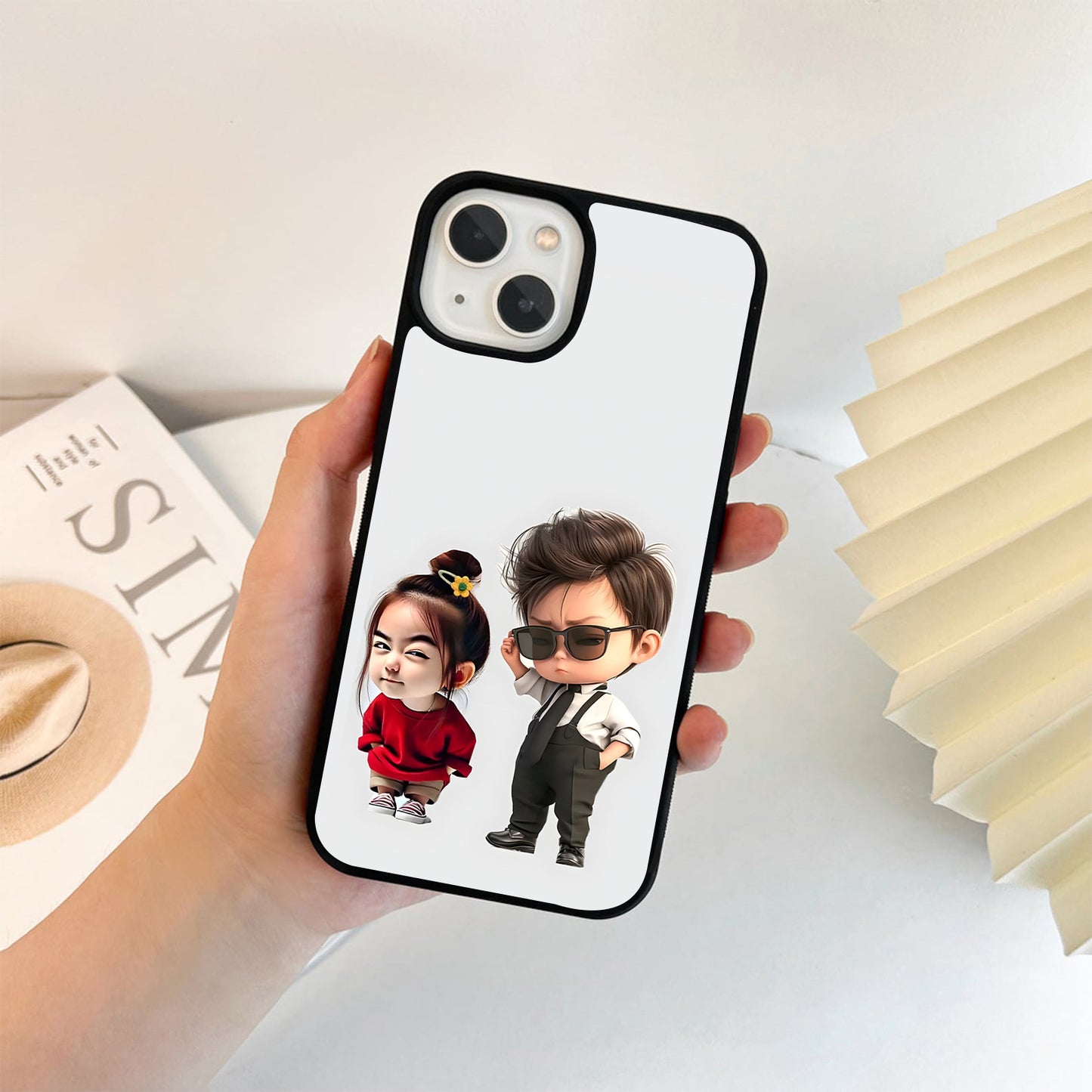 Minimal Sibling Bond Glass Case