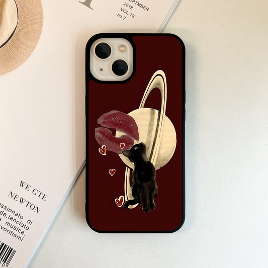 Cosmic Love Purr Glass Case