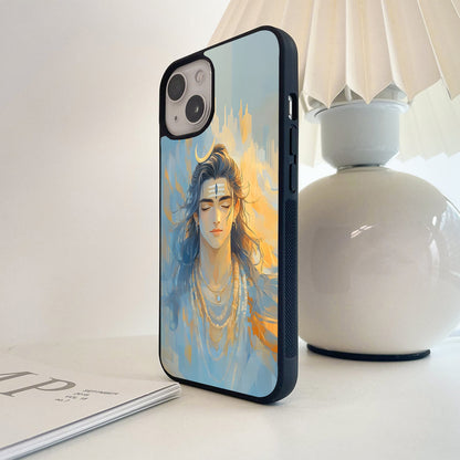 Sacred Shiva Blessings Glass Case