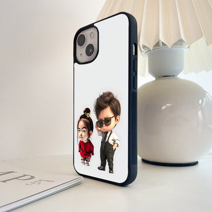 Minimal Sibling Bond Glass Case
