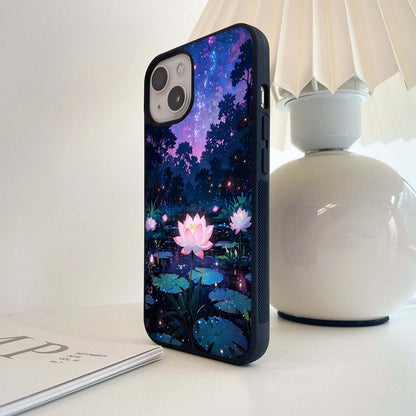 Lotus Starlight Serenity Glass Case