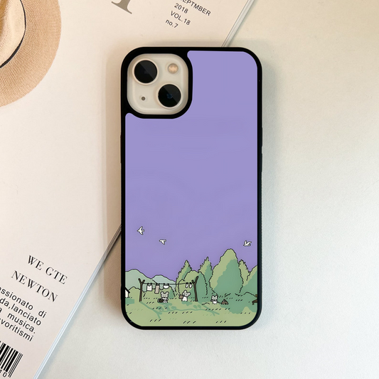 Becoming Through Stillness Glass Case