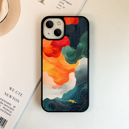 Water Sunset Glass Case