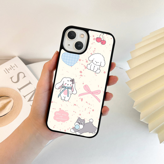 Sweet Paws & Bows Glass Case