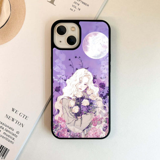 Purple Aesthetic Queen Glass Case