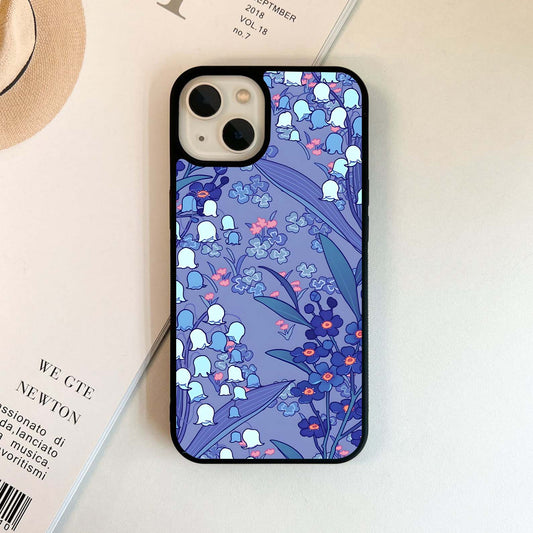 Whispering Bluebells Glass Case