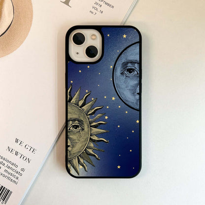 Sun Moon Stare Glass Case