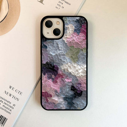 Whipped Paint Swirl Glass Case