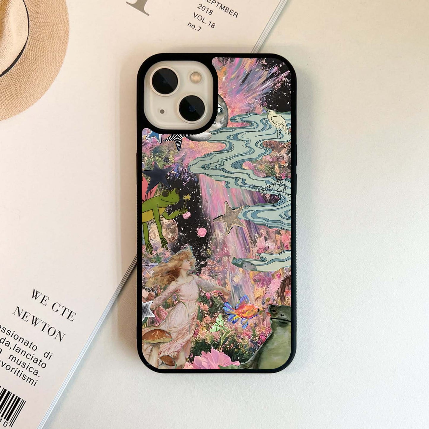 Sunset Crane Dance Glass Case