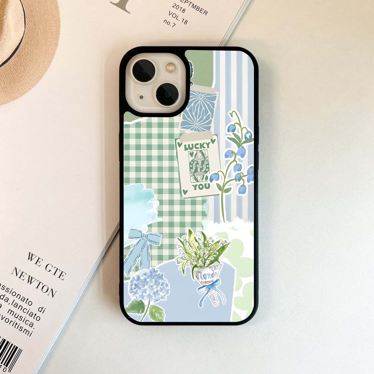 Scrapbook-Style Patchwork Glass Case