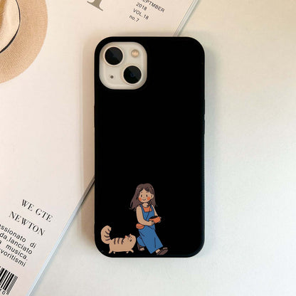 Feeding Time Glass Case