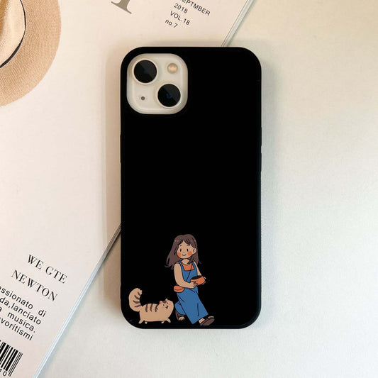 Feeding Time Glass Case