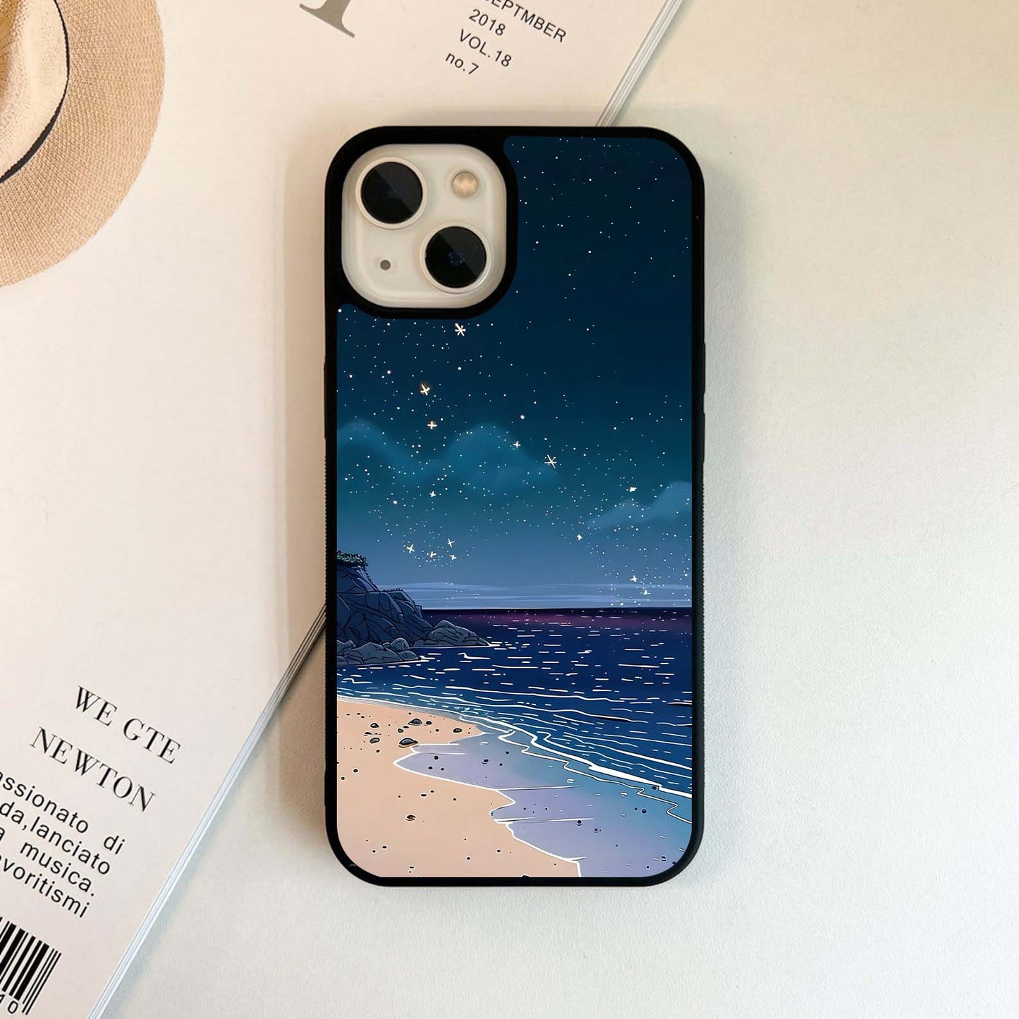 Starlit Shoreline Glass Case