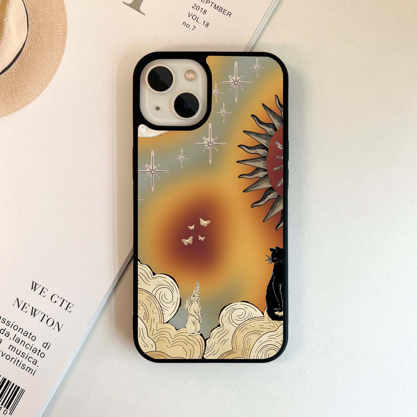 Starlit Animal Meeting Glass Case