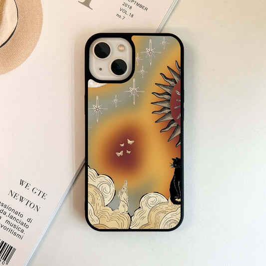 Starlit Animal Meeting Glass Case