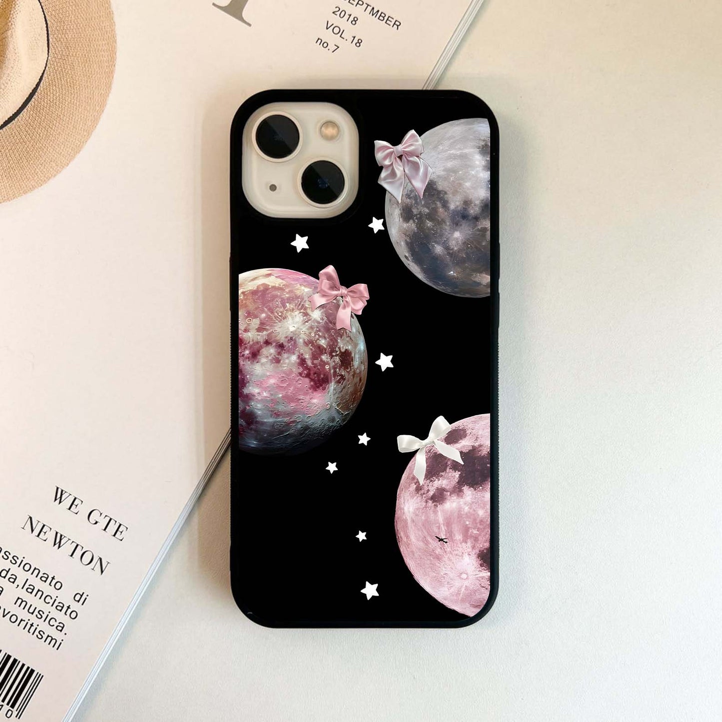 Celestial Planet Ribbons Glass Case