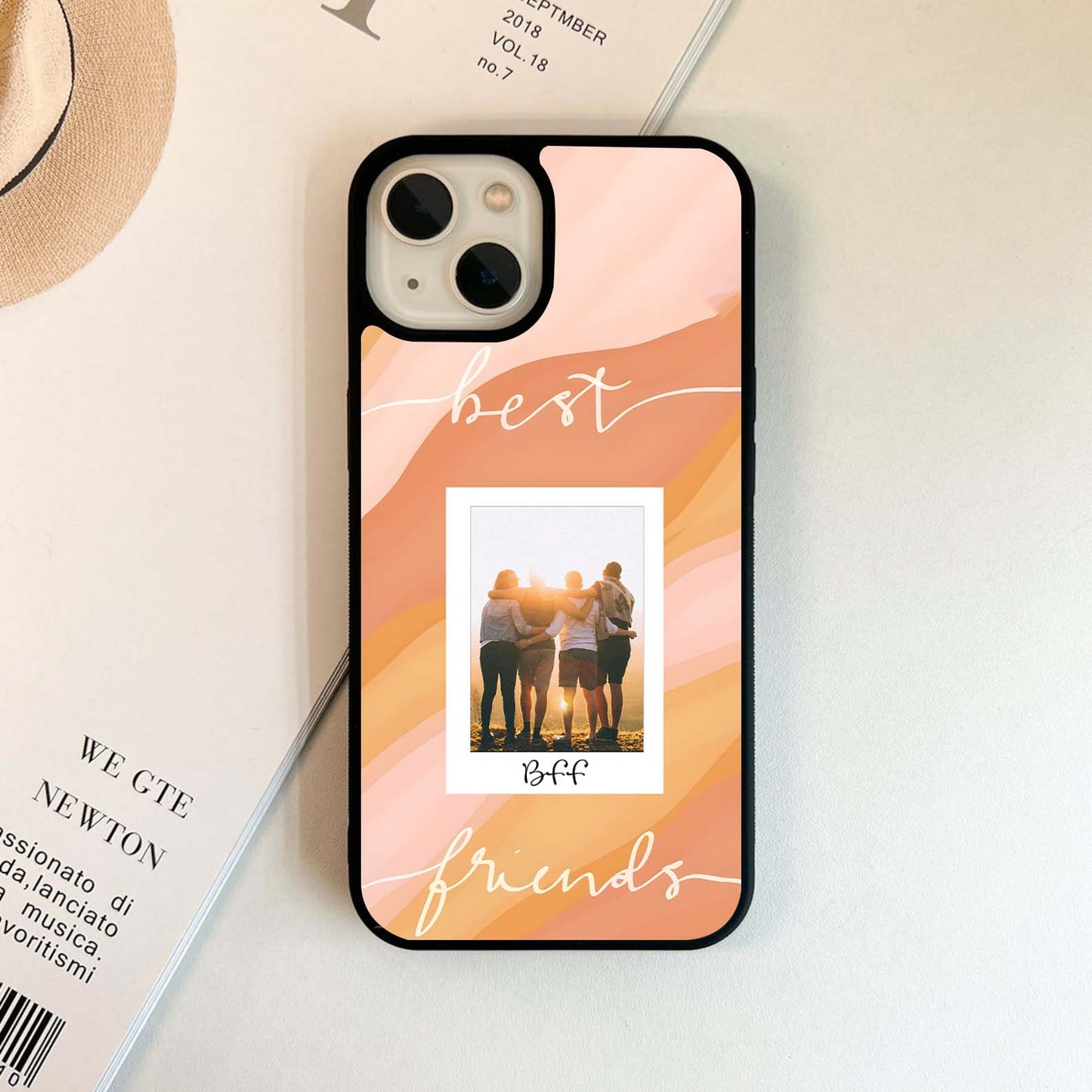 Best Friend Custom Name Glass Case