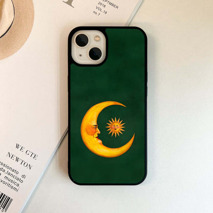 Midnight Floral Swirl Glass Case