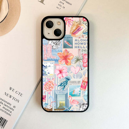 Coastal Cowgirl Dreams Glass Case