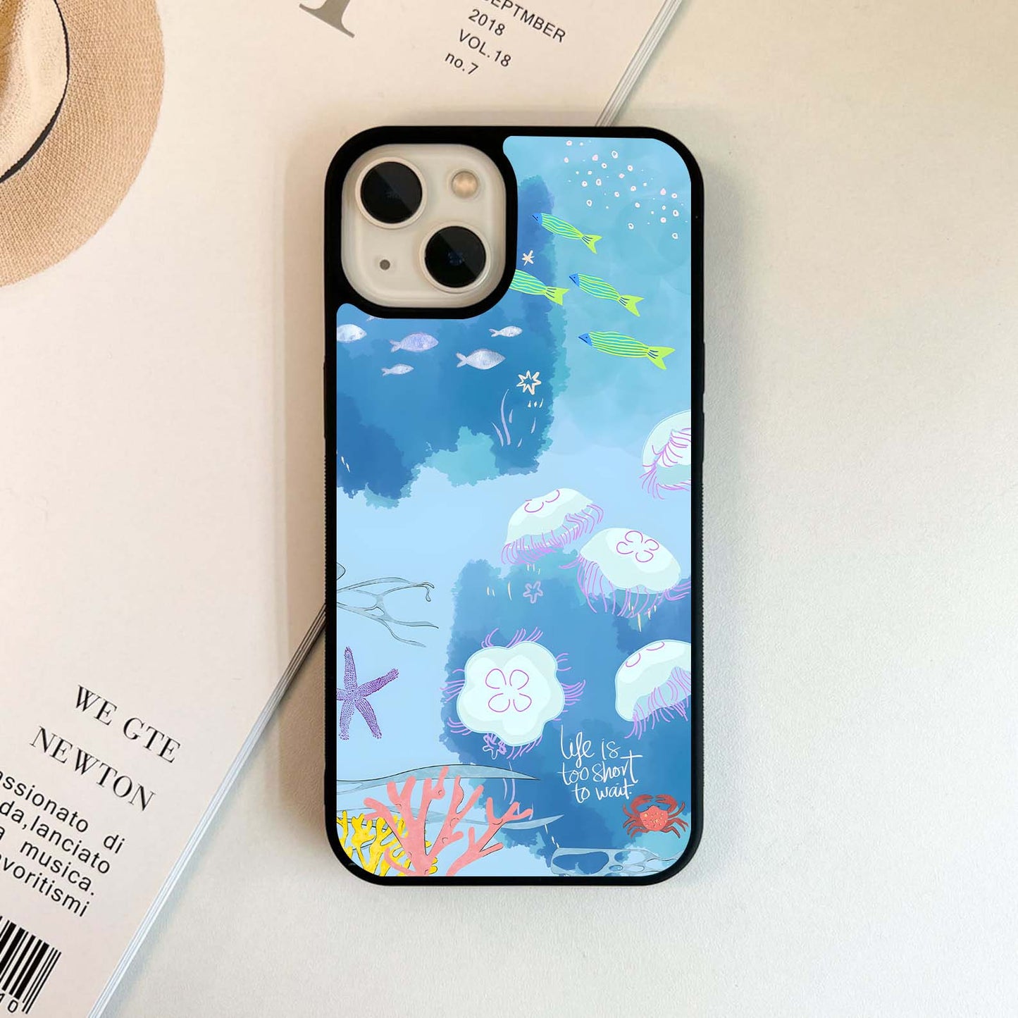 Ocean Doodle Reef Glass Case