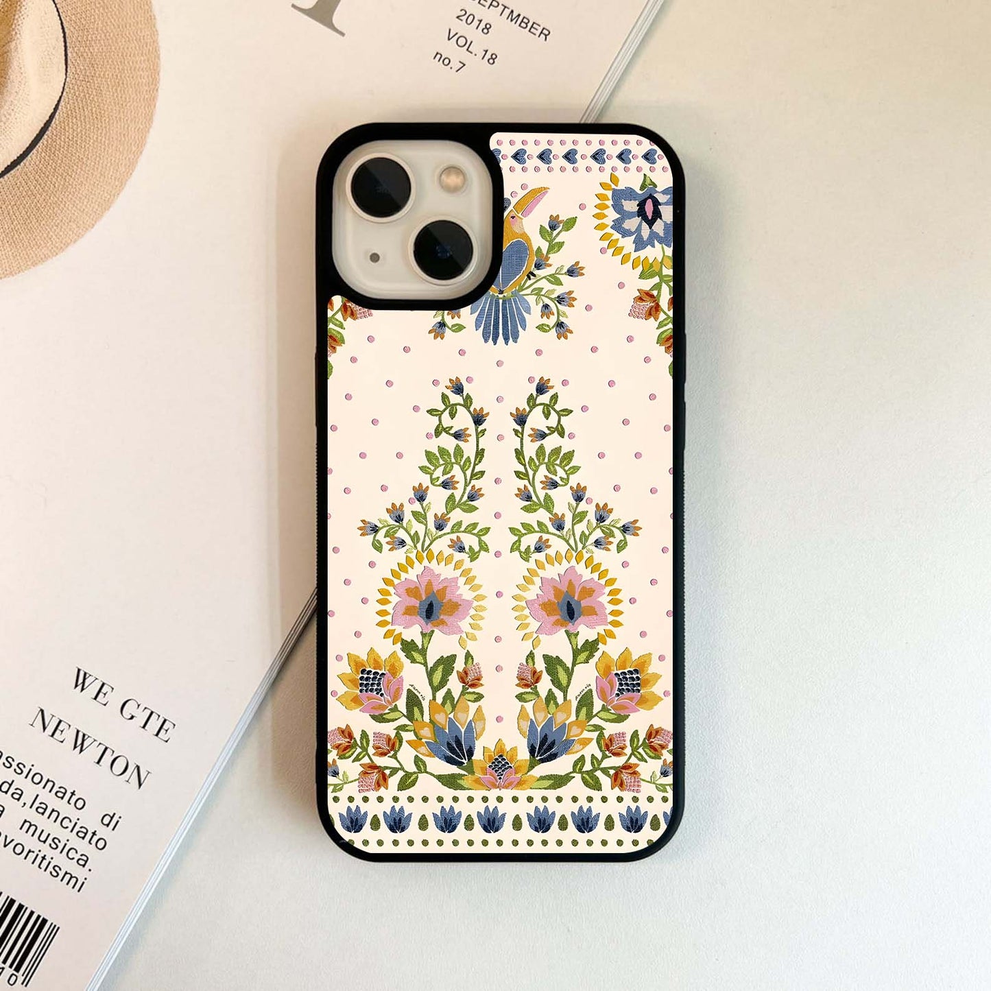 Folk Bloom Harmony Glass Case