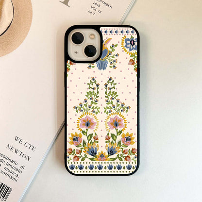 Folk Bloom Harmony Glass Case