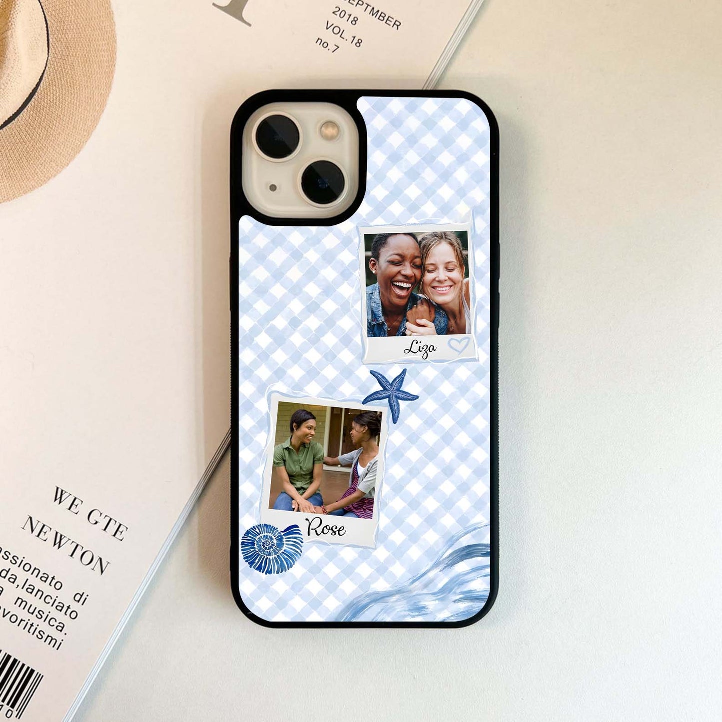 Friends Two Custom Photo Glass Case