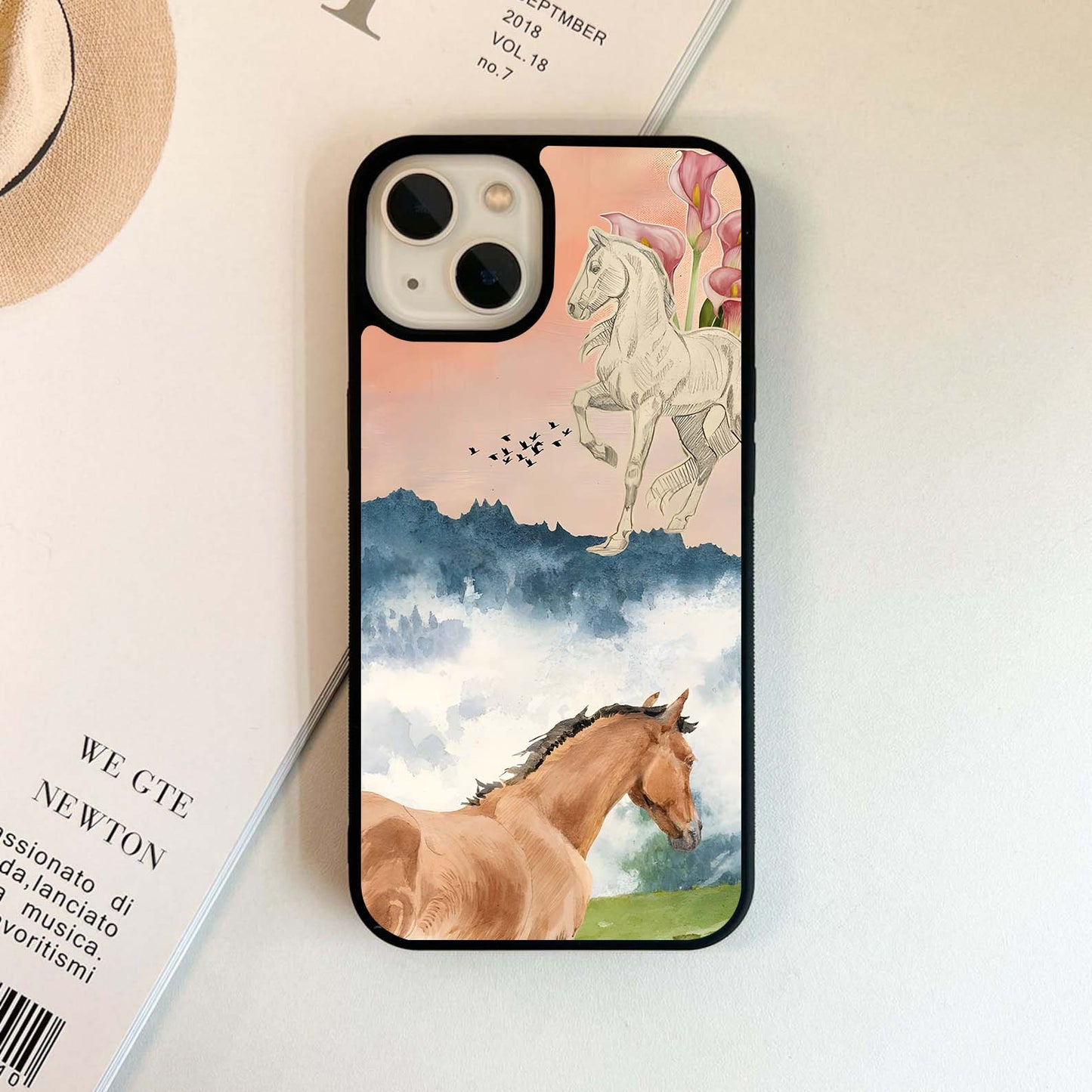 Pastel Horizon Stallion Glass Case
