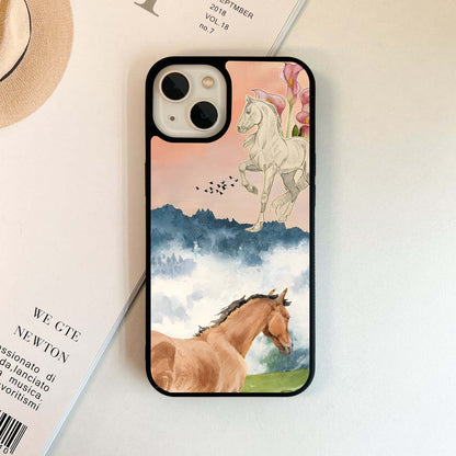 Pastel Horizon Stallion Glass Case