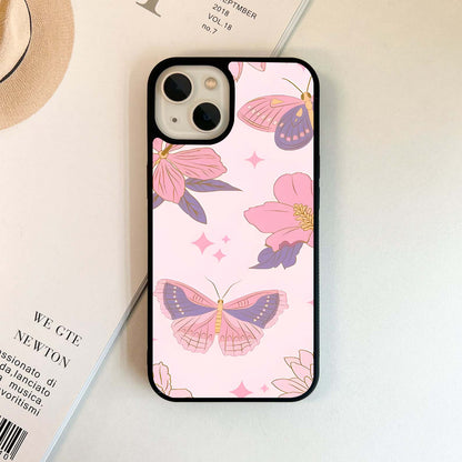 Petal & Flutter Florals Glass Case