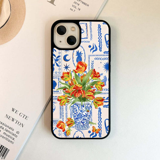 Mystic Garden Tile Glass Case