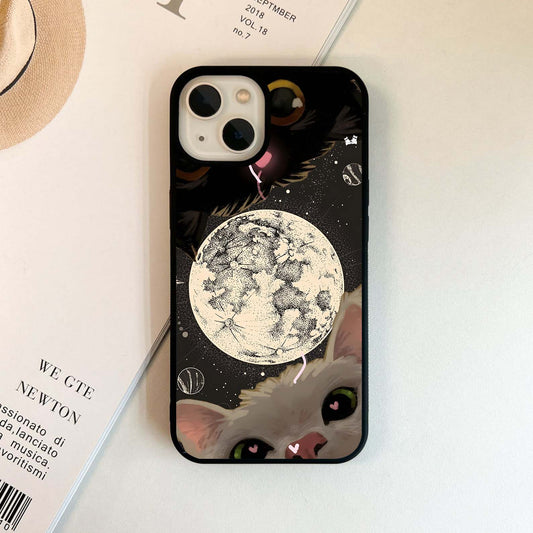 Cosmic Kitty Love Glass Case