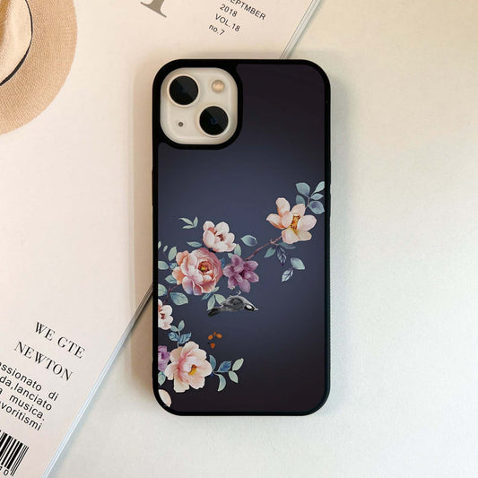 Serenity Blossom Floral Glass Case