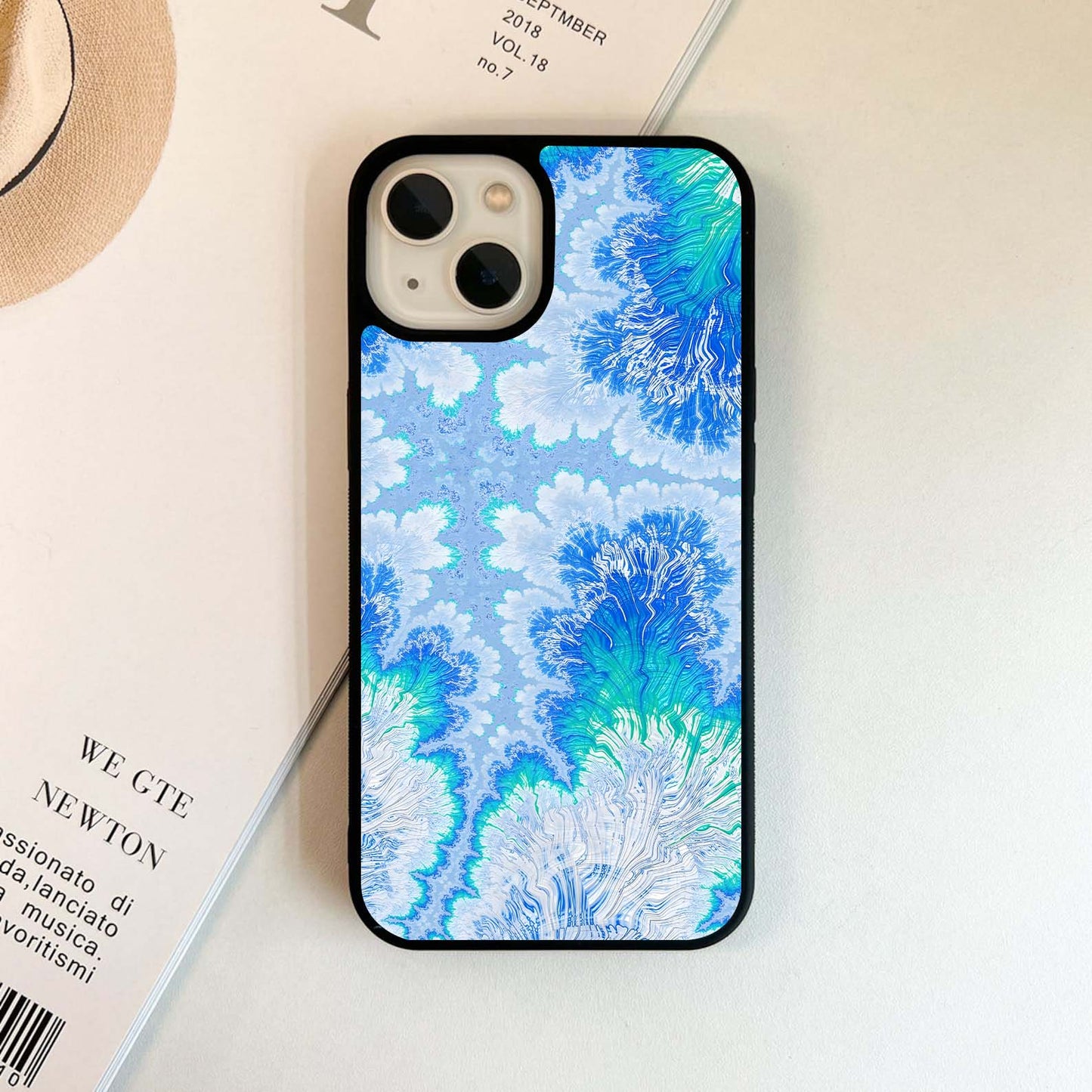 Frozen Bloom Flow Glass Case