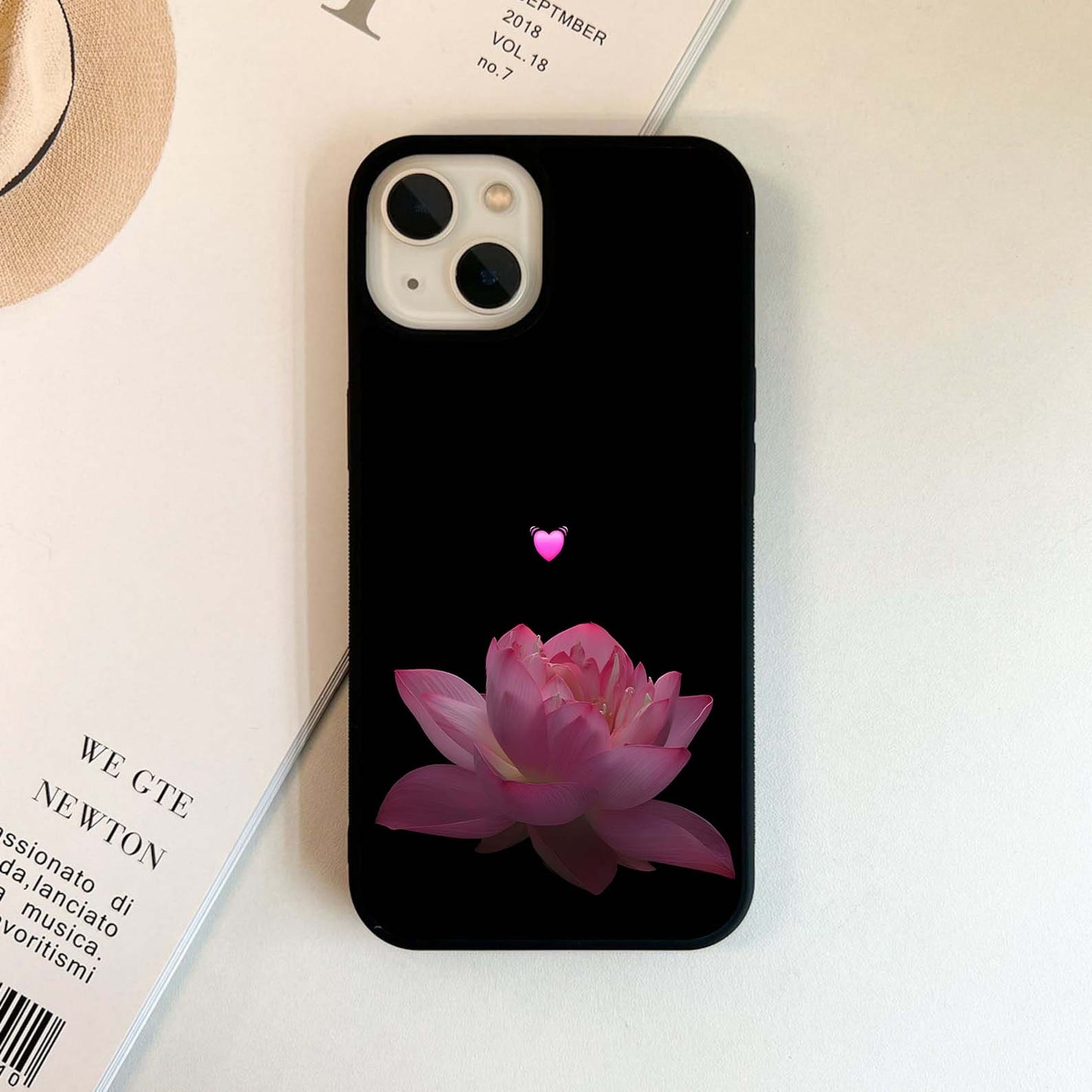 Love Lotus Glass Case