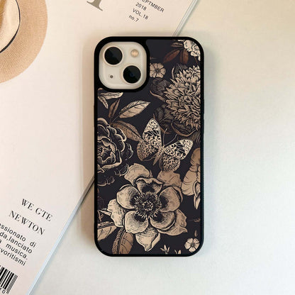 Antique Bloom Glass Case