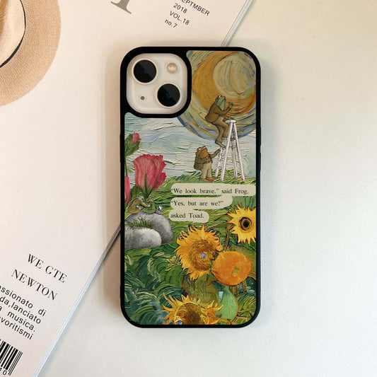 Brave Frog Journey Glass Case