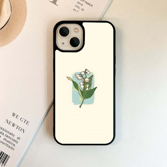 Lily of the valley Glass Case