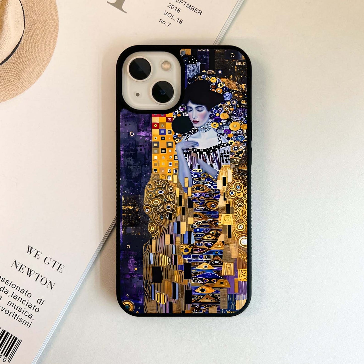 Mural Sad Girl Glass Case