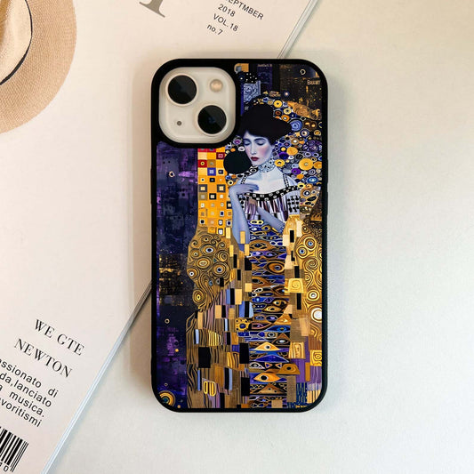 Mural Sad Girl Glass Case