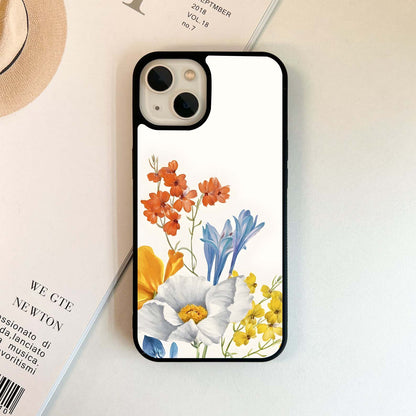 Bright Flowers Palette Glass Case