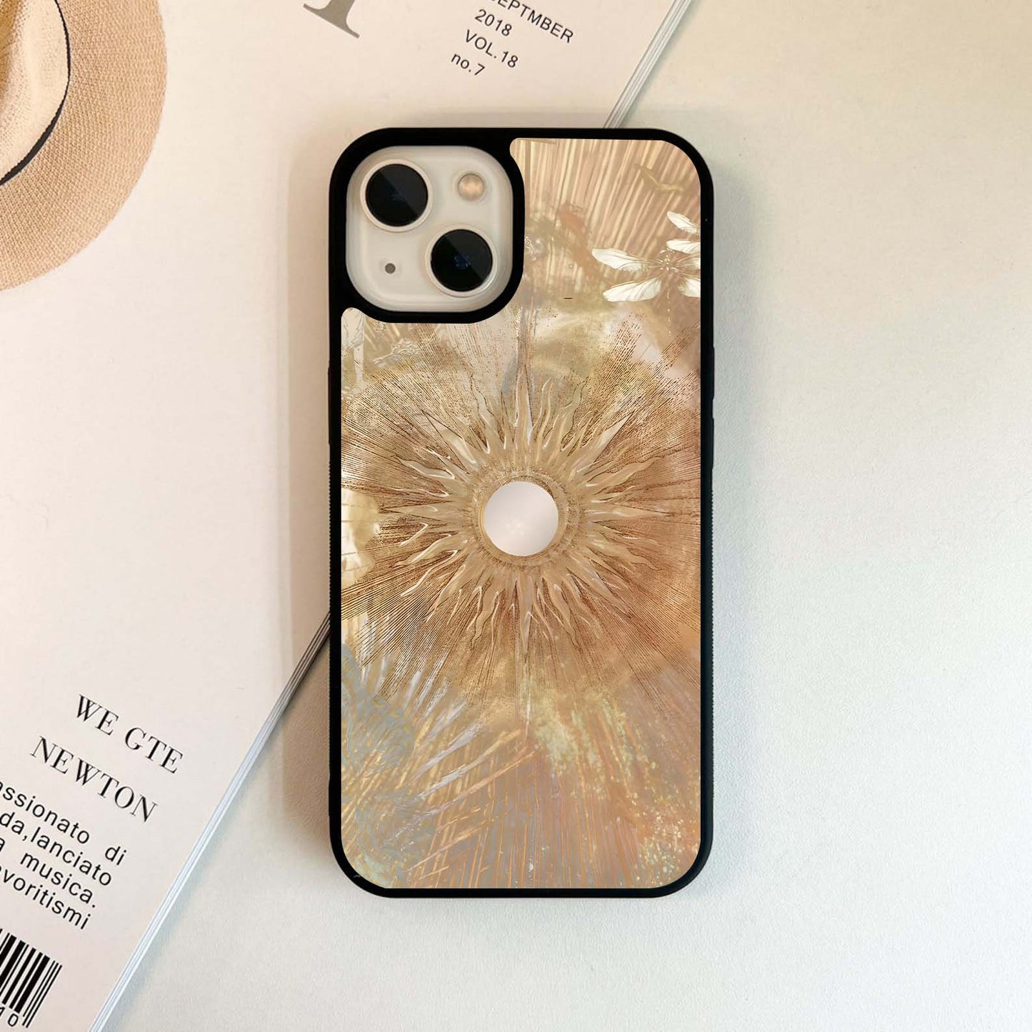 Silken Whirl Glass Case