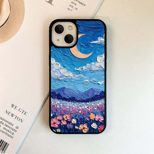 Blush Lavender Scenery Glass Case