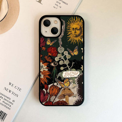 Aesthetic Myself Brave Glass Case