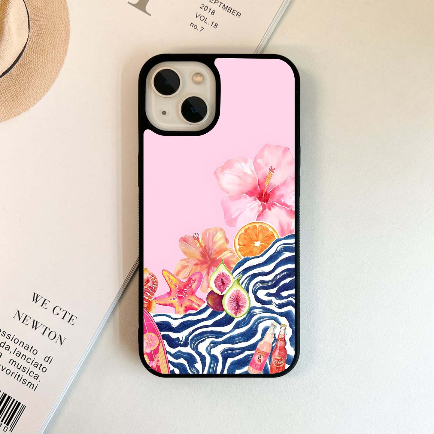 Berry Disco Bloom Glass Case