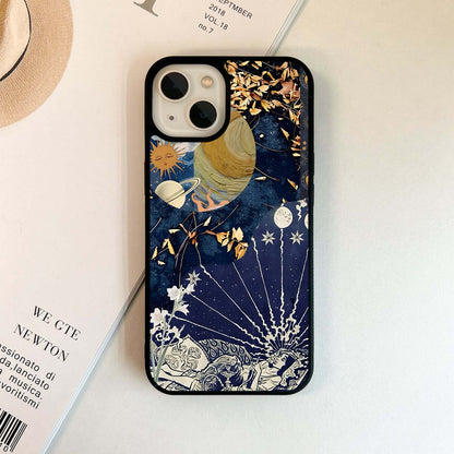 Crane Moonlight Dance Glass Case