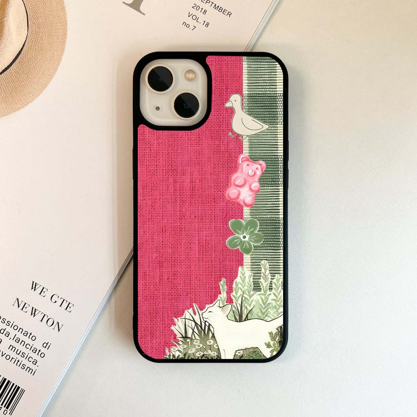 Fabric Patterns Glass Case