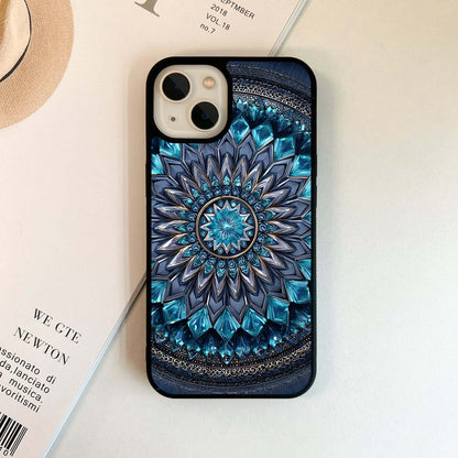 Sapphire Gem Radiance Glass Case