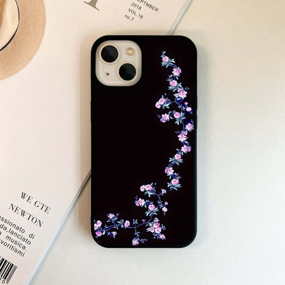 Pink Bloom Vine Glass Case